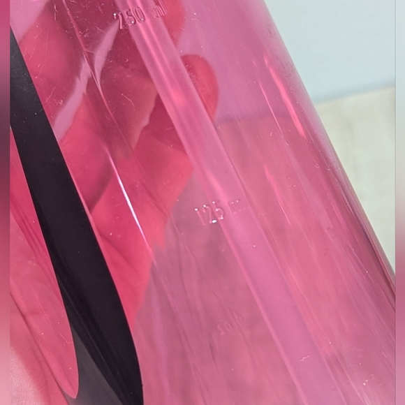 NIKE Athletic Sport Bottle Hot Pink Black Flip Top/Handle - Picture 6 of 8